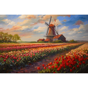 Tulips Acrylic canvas